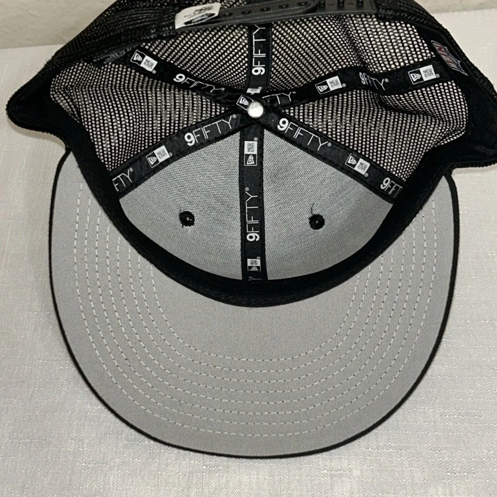 Dallas Cowboys New Era 9FIFTY NFL Historic Snapback Hat Retro Joe 950, Black - Picture 7 of 7